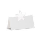 Abbott Placecards 12pk - Silver Star 
