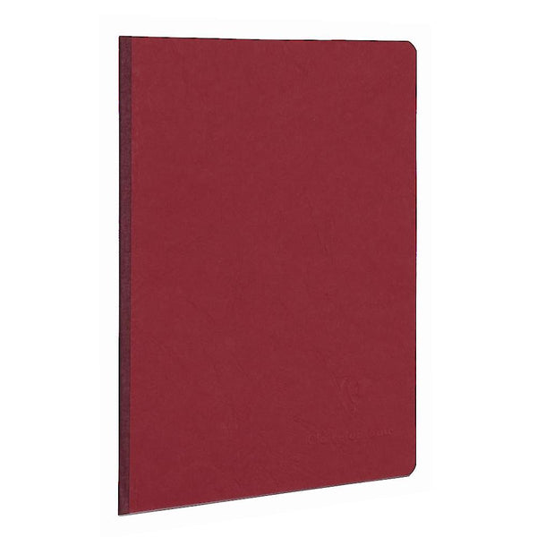 Clairefontaine Age-Bag A5 Clothbound Notebook, Blank, Red