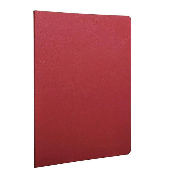 Clairefontaine Age-Bag A4 Staplebound Notebook, Ruled, Red