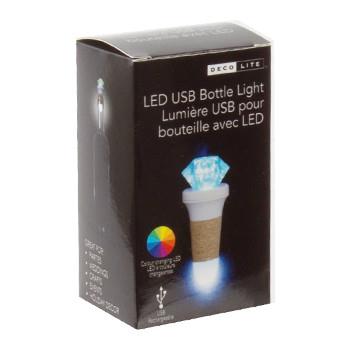 Deco Lite LED USB Gemstone Bottle Light
