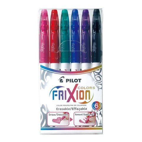 Pilot Frixion Erasable Markers 6pk