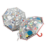 Floss & Rock Kids Colour-Change Umbrella - Construction