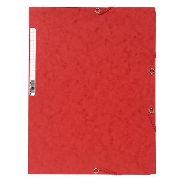 Clairefontaine Exacompta A4 Folder w/ Elastic Closure, Red