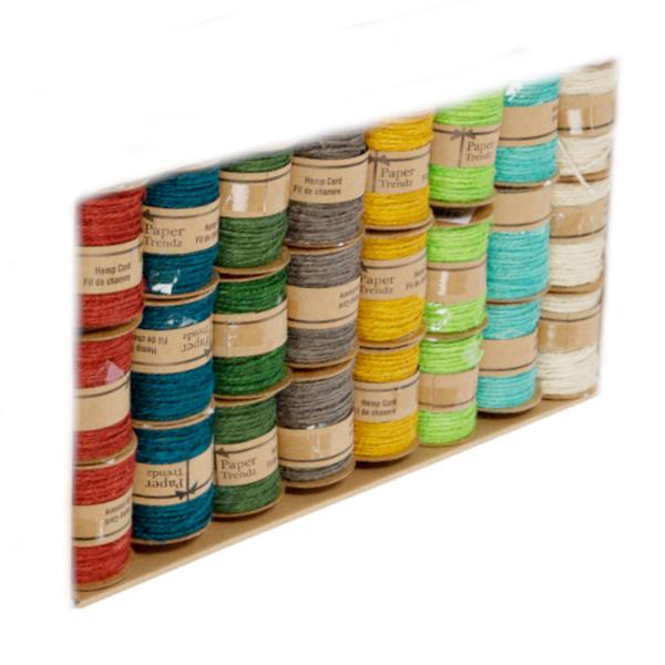 Paper Trendz Hemp Twine Cord - Assorted Colours