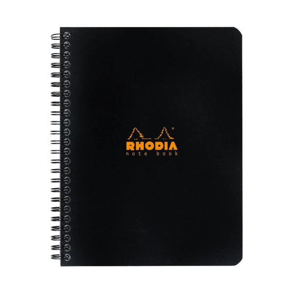 Midoco.ca: Rhodia Wirebound Notebook Black Grid 