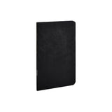 Clairefontaine Age-Bag Pocket Staplebound Notebook, Ruled, Black