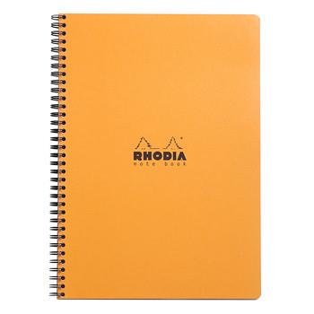 Rhodia A4+ Coilbound Lined Notebook - Orange