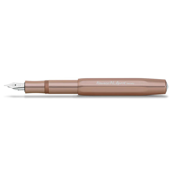 Kaweco AL Sport Fountain Pen, Rose Gold, Aluminium Medium Nib