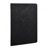 Clairefontaine Age-Bag A5 Staplebound Notebook, Ruled, Black