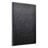 Clairefontaine Age-Bag A4 Coilbound Notebook, Ruled, Black