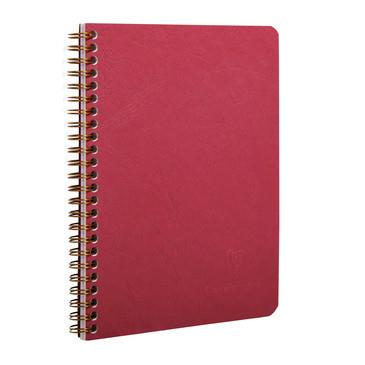 Midoco.ca: Clairefontaine Coil Notebook Red Ruled