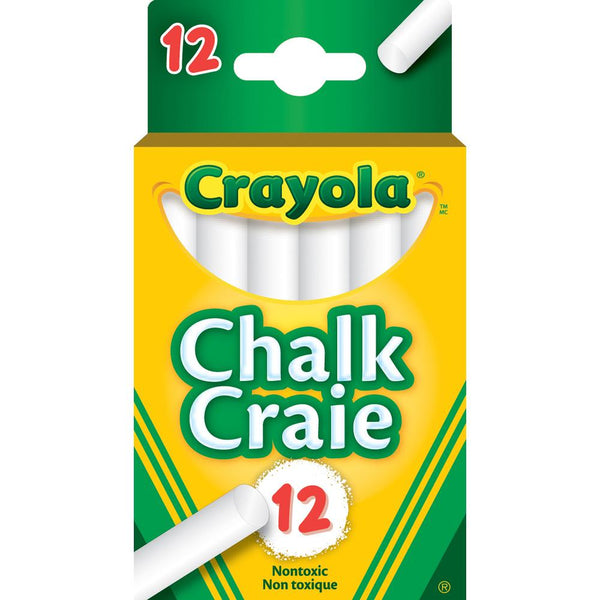 Crayola Chalk White 12pk