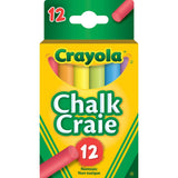 Crayola Chalk Multi-Colour 12pk