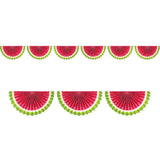 Amscan Watermelon Fan Bunting Garland Banner