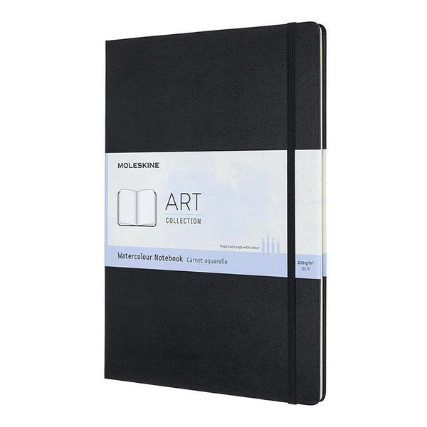 Moleskine Art A4 Vertical CP Watercolour Notebook - Black