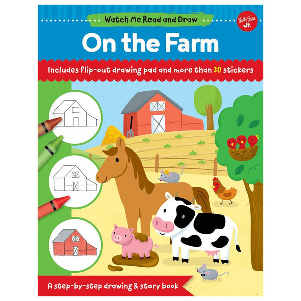 On the Farm Read & Draw Drawing & Story Book