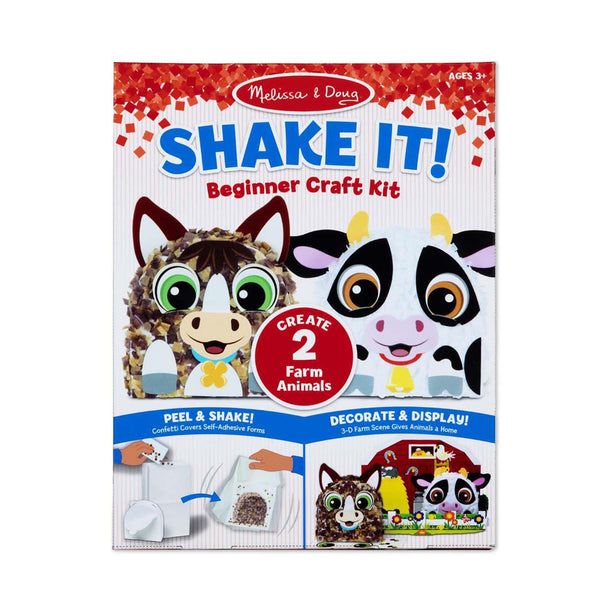 Melissa & Doug "Shake It!" Farm Animals Craft Kit