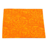 Tibetan Himalayan Lokta Paper 20"x30" Lotus Print, Orange & Yellow