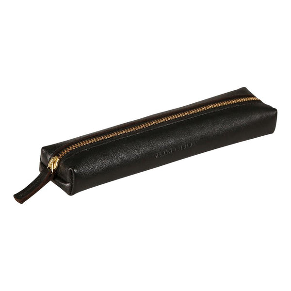 Clairefontaine Leather Pencil Case, Black