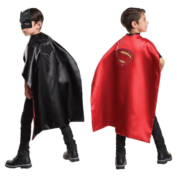 Rubies Child's Batman/Superman Reversible Cape & Mask