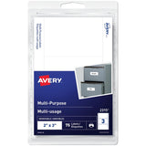 Avery Multi Purpose Labels White 2"x3" 75pk