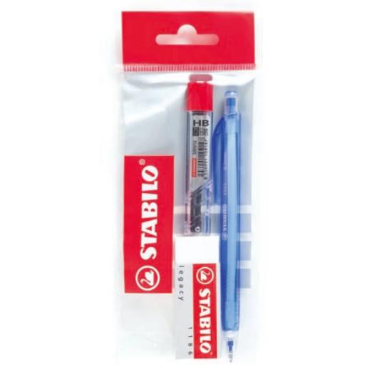Stabilo Trio Mechanical Pencil Set 0.7mm with Eraser