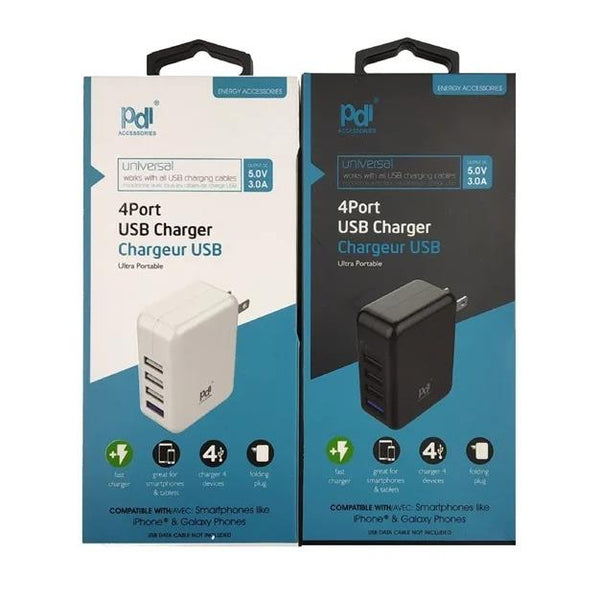 PDI 4-Port USB Wall Charger