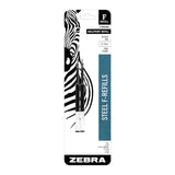 Zebra F-Refill 0.7mm Black Ink 2pk