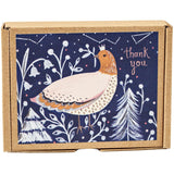 teNeues GreenThanks Thank You Cards 16pk - Winter Bird