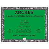 Arches Aquarelle Cold Pressed Watercolour Block 12x16"