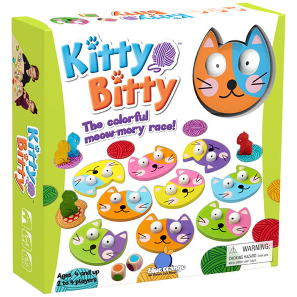 Blue Orange Kitty Bitty Memory Game