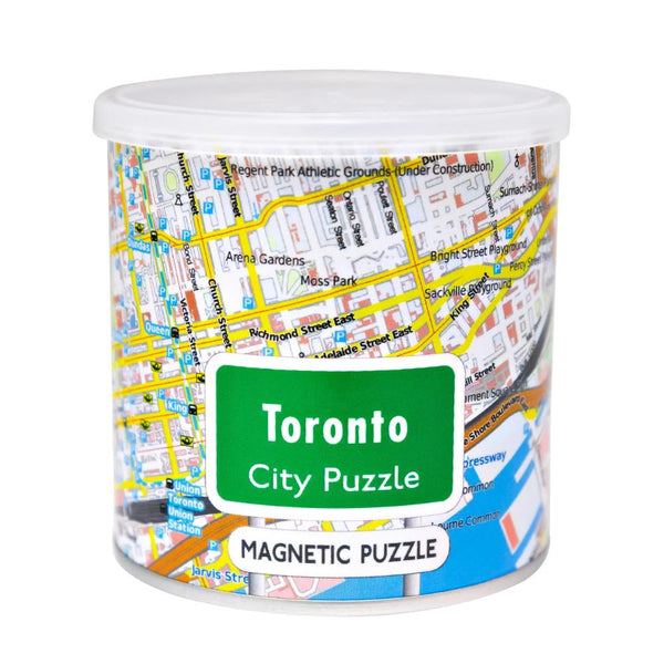 GeoToys Magnetic Puzzle 100pc Toronto Map