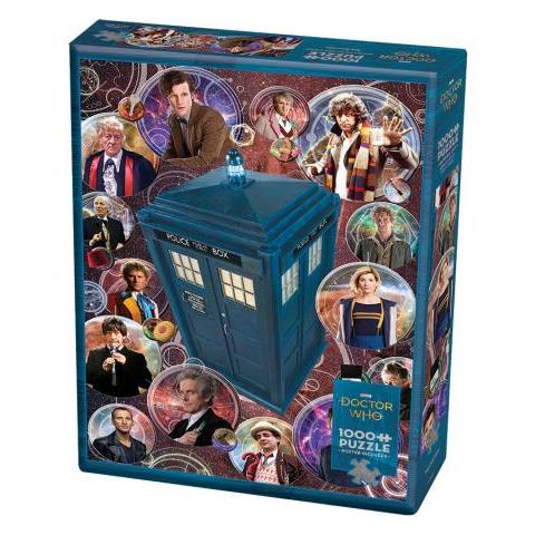 Cobble Hill Puzzle 1000pc - Dr Who Doctors