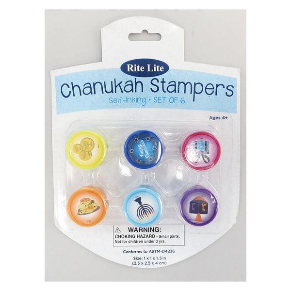 Rite Lite Chanukah Self-Inking Stamp Set