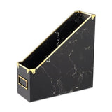 Design Ideas Marbella Magazine File Box - Black & Gold (Ì)