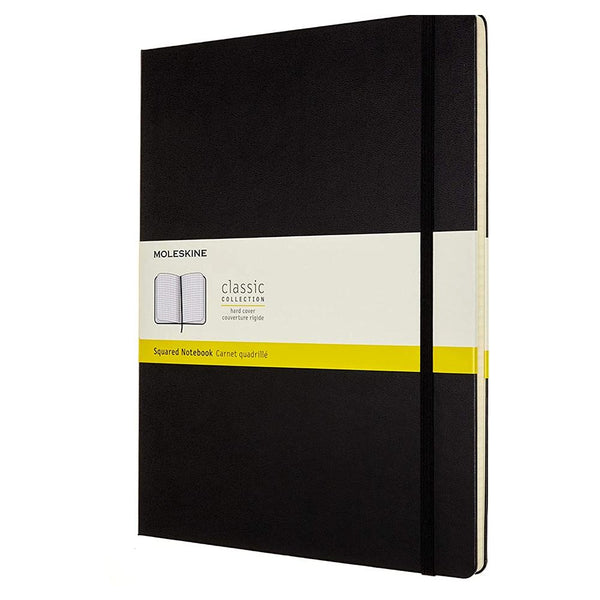 Moleskine XXL Grid Hardcover Notebook - Black