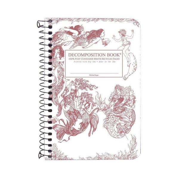 Pocket Coilbound Decomposition Notebook - Mermaids