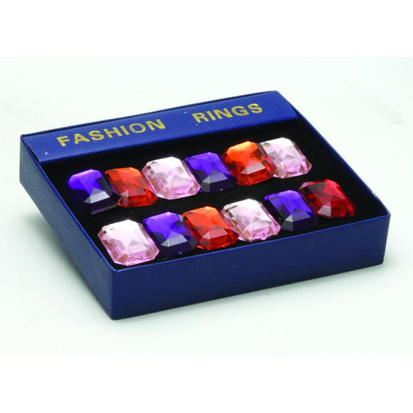 Forum Novelties Jewelled Fashion Ring - Assorted Colours