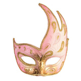 Forum Novelties Gold & Pink Half Mask