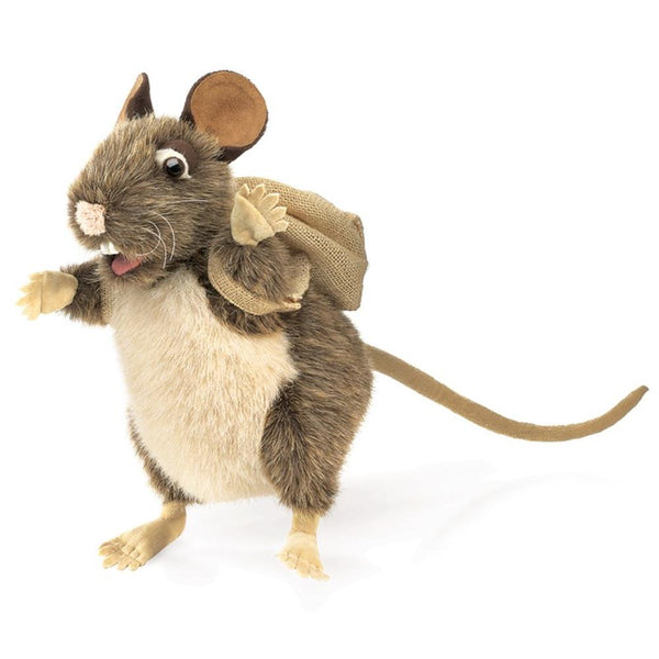 Folkmanis Hand Puppet - Rat with Pack