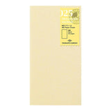 Traveler's Company Refill - Blank Cream Paper Notebook