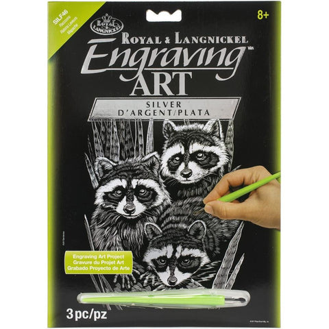 Royal & Langnickel Scraperfoil Kit Raccoons