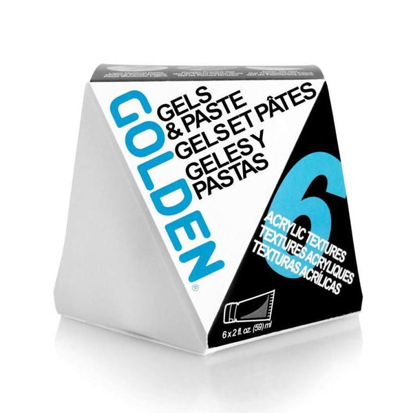 Midoco.ca: Golden Acrylic Textures Gel Mediums 6x2oz Set