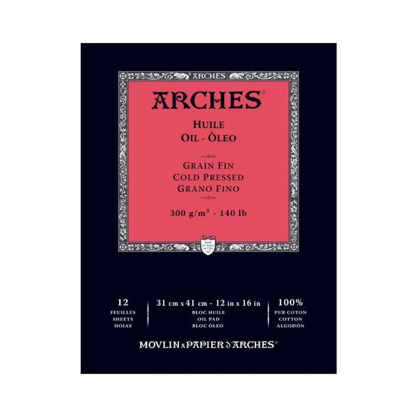 Arches Oil Paper Pad 9x12"