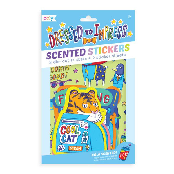 Ooly Scented Stickers - Dressed to Impress Animals Cola