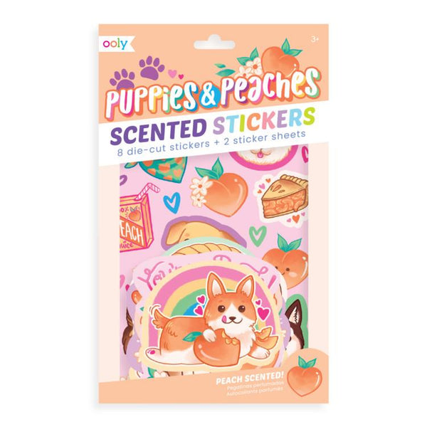 Ooly Scented Stickers - Puppies & Peaches