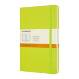 Moleskine Large Ruled Hardcover Notebook - Lemon Green