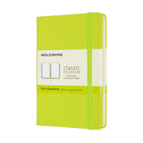 Moleskine Pocket Plain Hardcover Notebook - Lemon Green