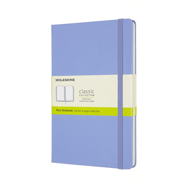 Moleskine Large Plain Notebook - Hydrangea Blue