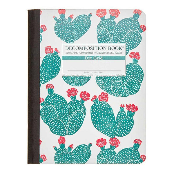 Decomposition Notebook, Dotgrid - Beavertail Cactus